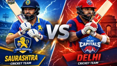 Saurashtra Cricket Team vs Delhi Cricket Team Match Scorecard