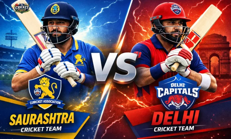Saurashtra Cricket Team vs Delhi Cricket Team Match Scorecard